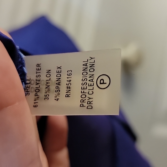 Iridescent Purple/blue Calvin Klein cocktail dress size 4 - Picture 8 of 9